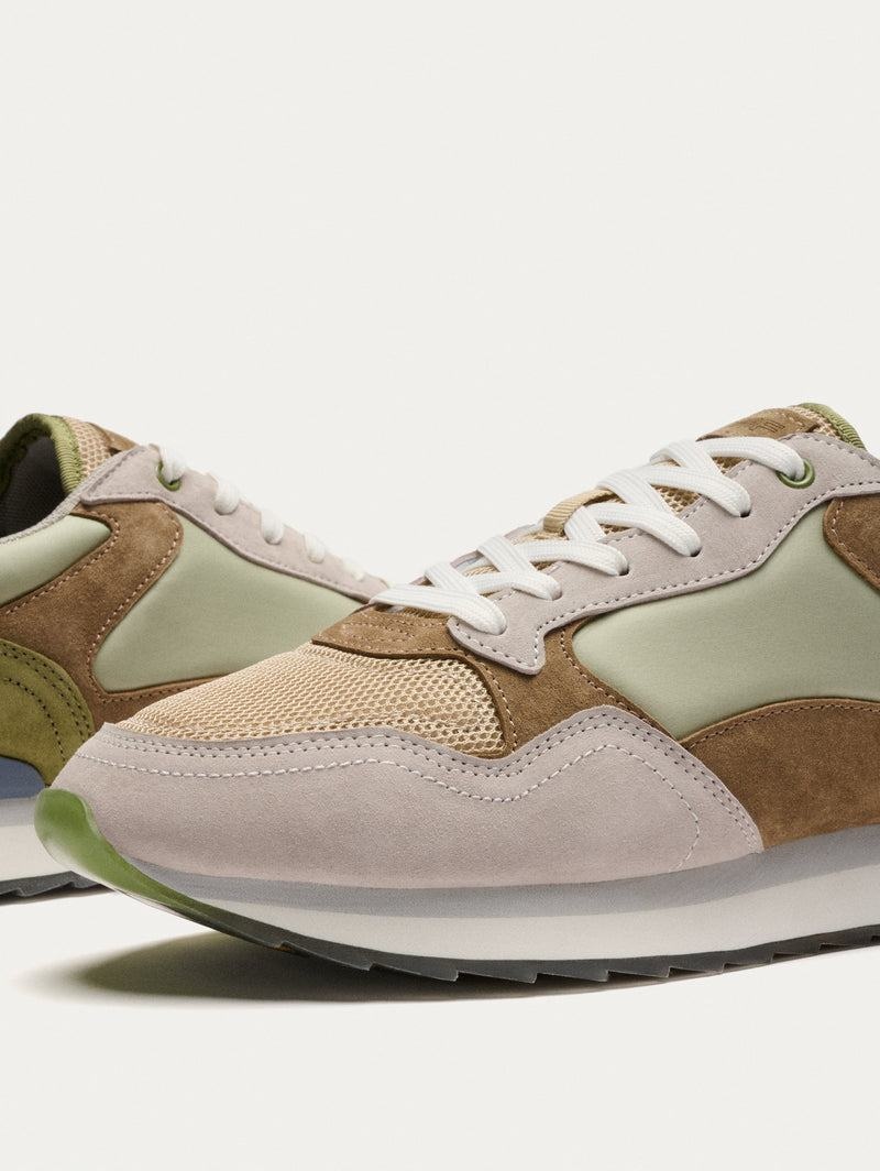 Hoff City Baku Joggesko Herre Grønn Brune Khaki | RTA391ZR